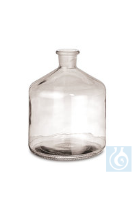 Bürettenflasche für Titrierapparate, Kalk-Soda-Glas, Klarglas, 2000 ml  Inhalt: 1 Stück