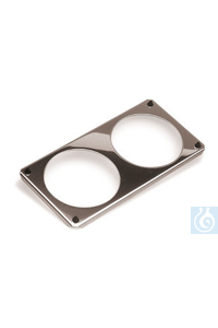 Edelstahl-Einsatzdeckel für Elmasonic, S30, S30H, S40, S40H, P30H f.2 Bechergl.  Inhalt: 1 Stück