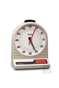 Analog-Tischstoppuhr, quarzgesteuert, Messber. 0 - 60 min, 175 x 130 x 95 mm  Inhalt: 1 Stück