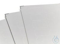 Cryo-Clear-Etiketten für Laserdrucker, Vinyl, transparent, Länge 24 mm  Inhalt: 20 Blatt