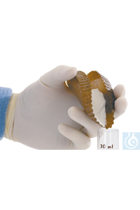 Rotilabo®-Einmal-Wägeschalen, Pergamentpapier, Ø 88 mm x H 11 mm, 150 Stück...