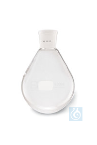 Verdampferkolben, DURAN®, birnenförmig, Normschliff NS29/32, 500ml, 1 Stück Verdampferkolben,...