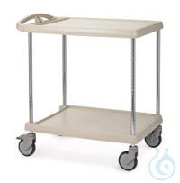 Rotilabo®-Kompakt-Mehrzweckwagen 2 Böden, ohne Wannenböden, T 686 x B 1003 mm  Inhalt: 1 Stück