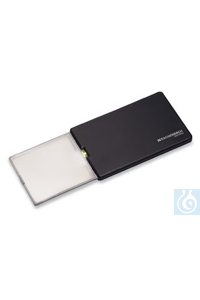 Taschenleuchtlupe easyPOCKET, schwarz, 3-fach Vergrößerung, 1 Stück Taschenleuchtlupe easyPOCKET,...
