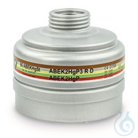 Atemschutzfilter, A2B2E2K2Hg-P3, 1 Stück Atemschutzfilter, A2B2E2K2Hg-P3, EN 14387  Inhalt: 1 Stück