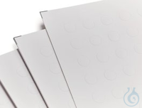 Etiketten für Laserdrucker, rund, 20 Bg., weiß, 0,5-0,65 ml, Ø 9,5mm  Inhalt: 20 Blatt