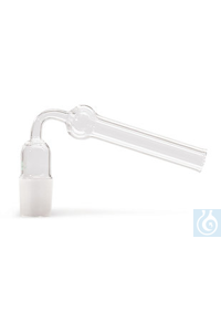 Trockenrohr, DURAN®, gebogen 75°, NS Kern 14/23, 1 Stück Trockenrohr, DURAN®, gebogen 75°, NS...