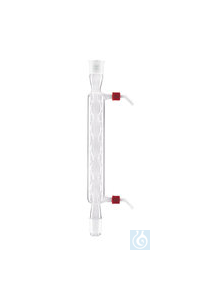 Kugelkühler, DURAN®, mit 2 Normschliffen, ML 250 mm, 1 Stück Kugelkühler, DURAN®, mit 2...