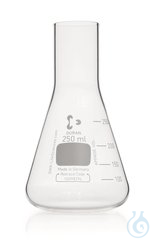 Kulturkolben in Erlenmeyerform, DURAN®, gerader Hals für Metallkappen, 250 ml  Inhalt: 10 Stück