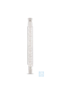Vigreux-Kolonne, DURAN®, Vakuummantel, H 200 mm, L 300 mm, Hülse/Kern NS 14/23  Inhalt: 1 Stück