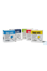 Etiketten auf Rollen, 1000 St., blau, eckig, für Gefäße 1,5/2 ml, 1 Rolle(n) Etiketten auf...