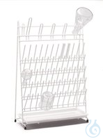 Rotilabo®-Abtropfgestell, PE, 60 Stäbe / 5 Bögen, Höhe 610 mm, 1 Stück Rotilabo®-Abtropfgestell,...