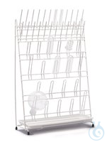 Rotilabo®-Abtropfgestell, PE, 24 Stäbe / 20 Bögen, Höhe 610 mm, 1 Stück Rotilabo®-Abtropfgestell,...
