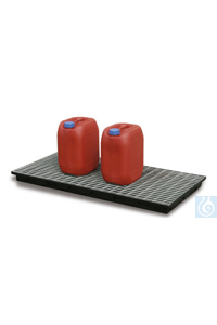 Sekuroka®-Chemikalien-Auffangwanne 30 l, mit Gitterrost, 1 Stück...
