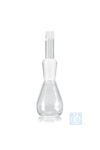 Pyknometer nach Gay-Lussac, Borosilikatglas 3.3, birnenförm., 100 ml, 1 Stück Pyknometer nach...