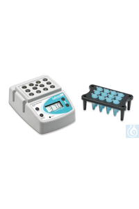 Single-Blockthermostat AccublockTM Mini, für 12 Reaktionsgefäße 1,5 ml, Arbeitstemp. 5 °C über...