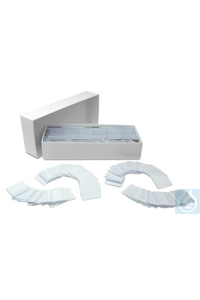 Kunststoff-Deckgläser, 22 x 22 mm, Stärke 0,157 mm, 1000 Stück Kunststoff-Deckgläser, 22 x 22 mm,...