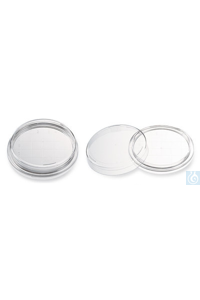 Kontaktschalen, PS, steril, mit Belüftungsnocken, Ø 65, H 15 mm, 600 Stück Kontaktschalen, PS,...