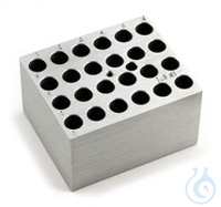 Wechselblock Typ regular, für 24 Reaktionsgefäße 1,5 ml, 1 Stück Wechselblock Typ regular, für 24...