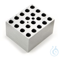 Wechselblock Typ regular, für 20 Reaktionsgefäße 2,0 ml, 1 Stück Wechselblock Typ regular, für 20...