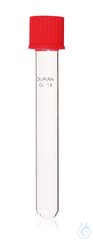 Kulturröhrchen mit Schraubkappe, DURAN®, Gewinde GL 14, Ø 13 x L 100 mm  Inhalt: 50 Stück