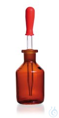 Tropfflaschen, Kalk-Soda-Glas, Braunglas, 50 ml, 10 Stück Tropfflaschen, Kalk-Soda-Glas,...