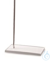 Stativplatten mit 2 Stangen, PP, Einstecköffnung seitlich. Stange L 250mm  Inhalt: 1 Stück