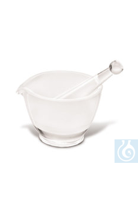 Rotilabo®-Mörser mit Pistill, Borosilikatglas 3.3, ca. 300 ml, 1 Stück Rotilabo®-Mörser mit...