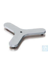 Rotilabo®-Stativdreifuß, Stahl, Gewindebohrung M 10, Schenkellänge 80 mm  Inhalt: 1 Stück