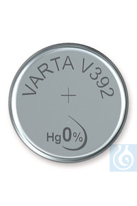 Knopfzelle, V 392, Silber, 1,55 V, 1 Stück Knopfzelle, V 392, Silber, 1,55 V  Inhalt: 1 Stück