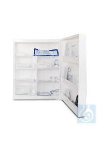 Verbandschrank aus Kunststoff, weiß, 10 Fächer, 1 Stück Verbandschrank aus Kunststoff, weiß, 10...