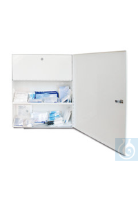 Verbandschrank aus Stahlblech, mit Giftfach, 1 Stück Verbandschrank aus Stahlblech, mit Giftfach...