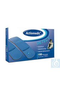 Pflasterstrips, detektierbar, wasserabweisend, 19 x 72 mm, 100 Stück Pflasterstrips,...