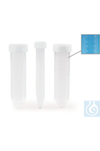 Zentrifugenröhrchen Metal Free 15 ml, Ø 17 x H 120 mm, 50 im Beutel  Inhalt: 500 Stück
