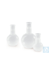 Rundkolben aus PFA, 100 ml, NS 29/32, 1 Stück Rundkolben aus PFA, 100 ml, NS 29/32  Inhalt: 1 Stück