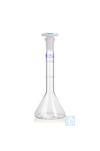 Messkolben, Klasse A, DURAN®, Trapezform, mit NS-Schliff, 50 ml, 2 Stück Messkolben, Klasse A,...