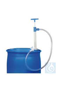 Fasspumpe PP, mit Auslaufschlauch, Hahn, Eintauchtiefe 1000 mm, 300 ml/Hub  Inhalt: 1 Stück