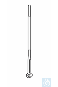 Tige d'agitation KPG D: 10 L: 160 mm, accouplement central, longueur totale: 440 mm