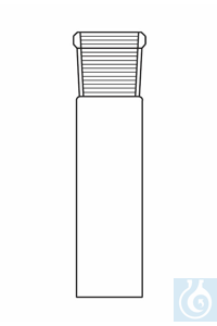 NS-hulzen volgens DIN 12242, NS 100/60, aanzet 110 mm, standaard slijpstuk huls, borosilicaatglas...