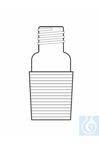 Adapter cone NS 19/26, thread GL14