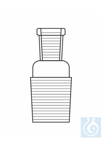 Adaptateur rodage femelle NS 12/21, rodage mâle NS 14/23  