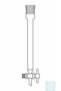 Chromatography column 600 mm length (filling height), inner diameter I-Ø 30 mm, Socket ST 29/32,...
