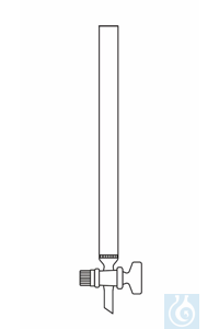 Chromatography column 800 mm length (filling height), inner diameter I-Ø 40 mm glass stopcock,...