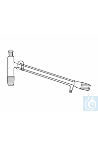 Distilling link with Liebig condenser L: 400 mm, cone ST 29, straight, Duran borosilicate glass 3.3