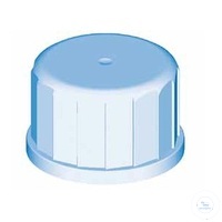 Screw-caps GL 14, PBT, closed, red, with PTFE protected seal, max. temp. of usage 180°C, color red