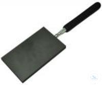 Graphite Paddle - 6 x 4 x 3/8 inch (100 x 150 x 10 mm thickness) with handle