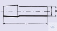 Normschliff Kerne NS 24/29, Quarzglas