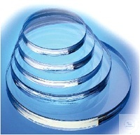 Rond kijkglas, diameter x dikte = 45 x 10 mm, maximale bedrijfsdruk 40 bar, uit natronkalkglas...