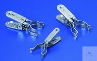 Fork clamp for ground joint NS 14,5 Stainless steel