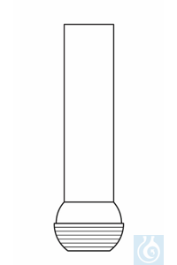 Kogelslijpstuk bol (m.), S 65/40, aanzet 48 mm, borosilicaatglas 3.3